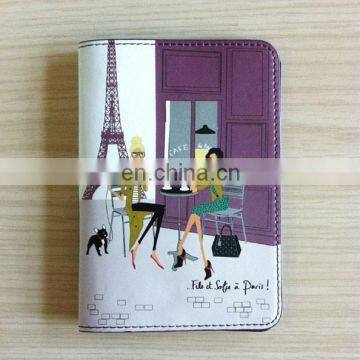 Fashion New Custom PVC passport holder, PU Passport Cover with Printed