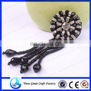 Diy craft crystal jewelry accessories High-grade crystal beaded flower shoe buckle shoes foreign trade to be customized