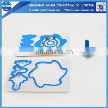 Cheap promotional custom 3d plastic puzzle