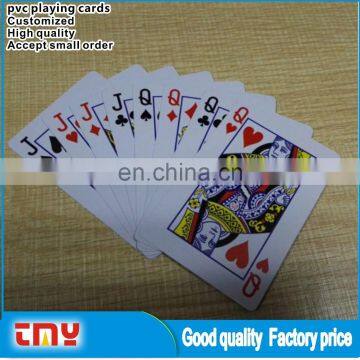 Customized Adult Plastic Playing Card Waterproof Plastic Playing Card Wholesale TMY-001