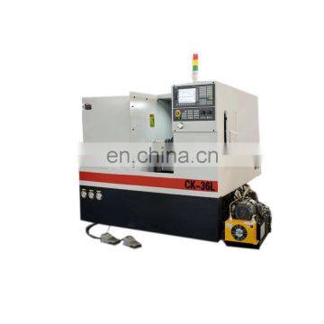 High precision mini lathe CK-36L alloy wheel repair CNC lathe