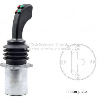 RunnTech Single-axis with Special Limiter Plate Self-return 4-12-20mA Output Joystick