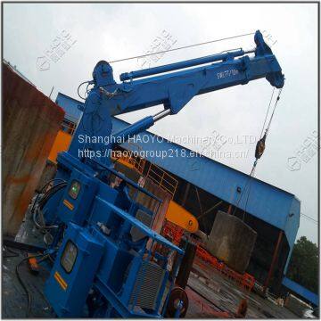 Small Boat Telescopic Marine Davit Crane for Sale