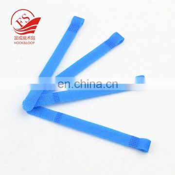 logo printing hook and loop cable tie