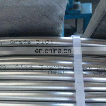 China Food Grade Bright Anneal 304 316/L Stainless Steel Coiled Tube Manufacturer photo-2