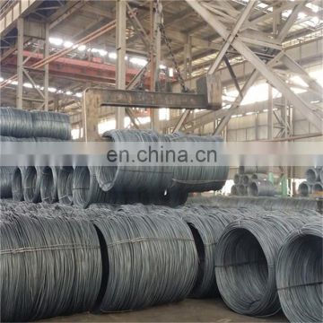 hot rolled steel wire coils SAE10061008 SWRH11 5.5mm-12mm price per ton in china iron rod