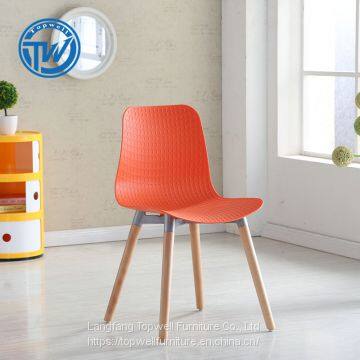 DC-6060M Topwell Hot Sale PP Plastic Chair Modern Dining Chair Leisure Chair photo-3