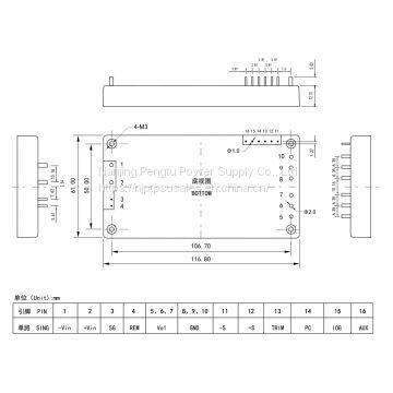 PDF Series 300-500W Single 12/24/48V Power Converter photo-2
