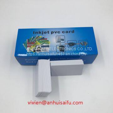 Двусторонняя струйная печатная ПВХ-карта для принтеров Epson или Canon (без царапин на поверхности) photo-5