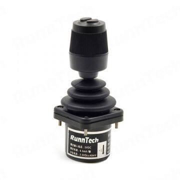 RunnTech 3 Axis Hall Effect Compact Fingertip Joystick for PTZ Robotic Video Cameras