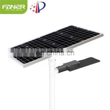 Faner lighting all in one solar street light 150w ip66  outdoor led solar street light super bright high quality