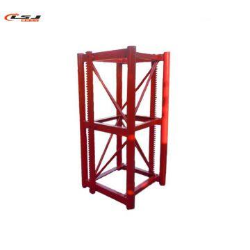 Professional manufacturer Construction Hoist Spare Parts dip painted Galvanized mast section