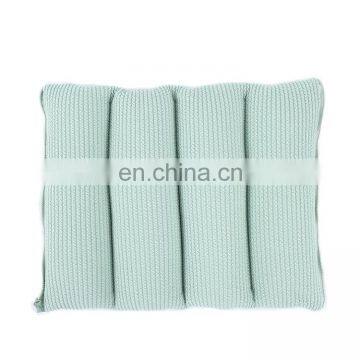 New Design Home Decor Green Four Folded Multi Function Polystyrene Car Seat Cushions Travel Pillow With Zipper photo-2