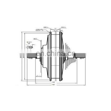 Electric Hub Motor 24v 250/350/500/750/1000/1500w Hub Motor 48v Electric Scooter Motorcycle Hub Wheel Motor Kit photo-4