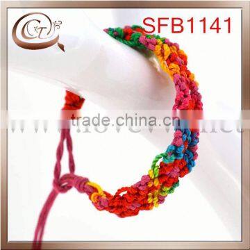 Hand woven Hippie Friendship multicolor Bracelet SFB1141