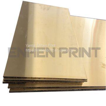 Factory Price CNC Brass Sheet Brass 5mm Sheet for Hot Stamping and Embossing photo-2