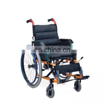 Rehabilitation equipment folding lightweight pediatric children wheelchair for kids