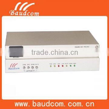 Single mode two fiber AC or DC optic to RS422 Fiber Modem