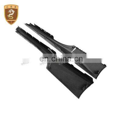 CARBON FIBER OEM STYLE SIDE SKIRTS CAR BODY KIT FOR FERRA-RI 488 CAR SIDE SKIRTS