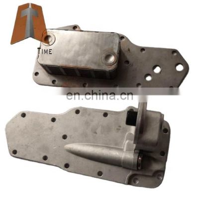 Engine oil cooler 4934217 4D102 6D102 6BT5.9 Excavator PC60-7 R200-5 oil cooler cover and core