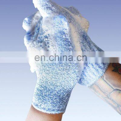 Promotional Unisex Nylon Exfoliating Bath Gloves Shower Gloves for Sale photo-5