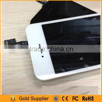 1year warranty foriphone5 5s 5c color lcd front screen,for iphone 5 5s 5c ,lcd display film,foriphone 5 5s 5c lcd glass