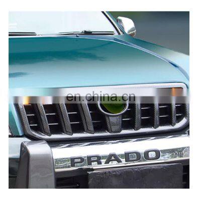 prado 120 accessories Grille light LED Marker Indicator Running Warning Lamp Car Grille Insect NET for prado 120 2003-2009