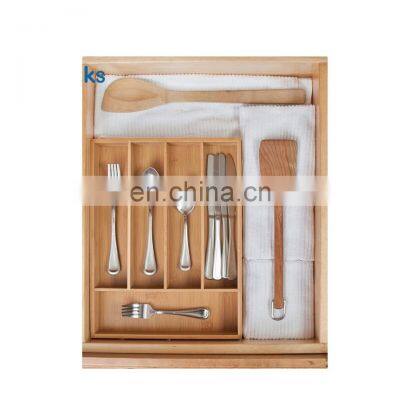 Hot sale Custom unfinished storage wooden box for cutlery