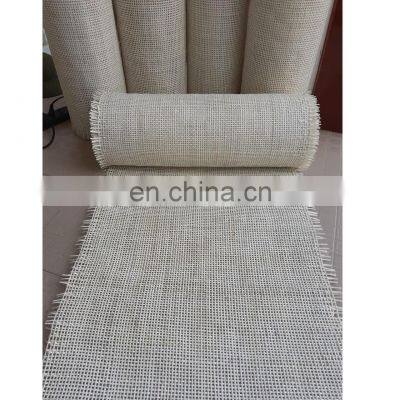 Top quality Wholesale Rattan Cane Webbing Roll Natural Mesh Furniture Bleached Square Woven Rattan Cane Webbing in VIet Nam