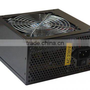Desktop 300W smps price with dia.12cm red leaf fan