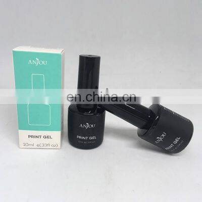 Hot Selling High Quality Perfect Clear Gloss Nice Nail Printer Gel Easy to Apply From Nail Factory for 3d Nail Priter Machine