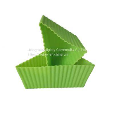Food Grade Free Bpa Baking Tools Silicone Multi Colors 12pcs Muffin Cup Cake Moulds photo-2