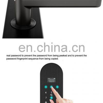 Smart Lock App Fingerprint Keyless for Home Finger WIFI Digital Lock Remote Control Tuya TT Smart Lock Home Wooden Door