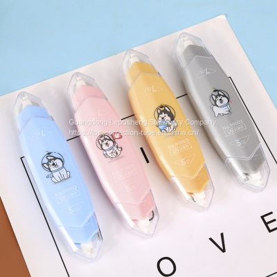 Korean Correction Tape With Double Tips 7mm and 5mm Kawaii Design Corgi Image Correction Tape