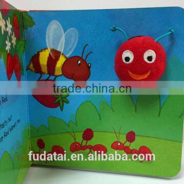 FDT customized children creative and cheap cloth toy interesting story board book