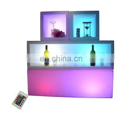 party night club led plastic light up rectangle round tray supermarket hot sale bar ice bucket