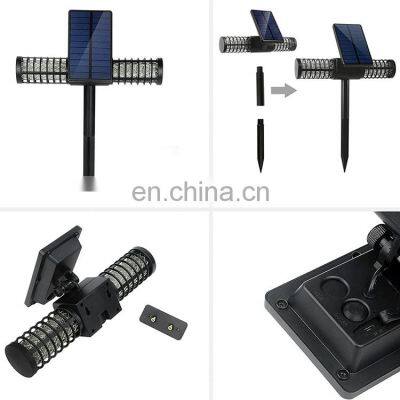High Voltage Shock Solar Powered UV LED Waterproof Garden Mosquito Killer Light With Solar Powered USB Charging photo-4