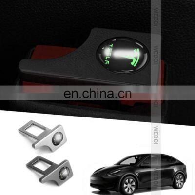 Seat Insert Belt Buckles For Tesla Belts Safety Car Seat Belt Inserts Decorative High quality