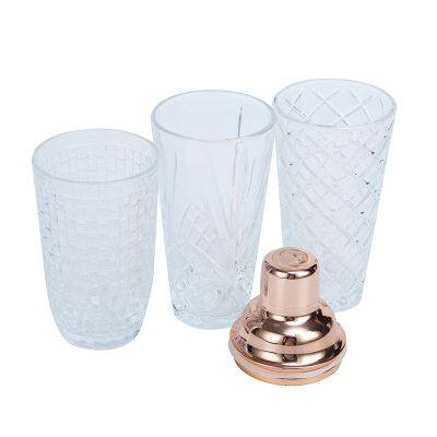 17oz Crystal Glass Shaker Professional Margarita Mixer Drink Shaker Mixing Shaker Bartending Glass photo-4