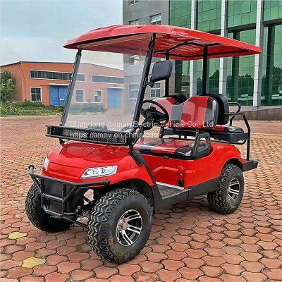 utility golf car electric hunting cart 4 seats