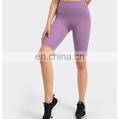 New Hot Sale With Hidden Pocket Biker Shorts Women Crotchless Cycling Short Pants Workout Exercise Gym Wear Yoga Clothing