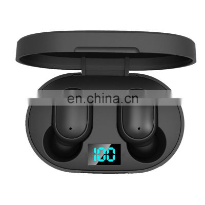 E6S TWS Wireless 5.0 Bluetooth Earphone Noise Cancelling Headphones LED Digital Display Handsfree Earphone