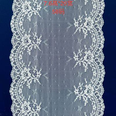 Wholesale Stretchy Lace Ribbon Elastic Trim Fabric With Floral Pattern for Bridal Wedding Decorations Sewing DIY Making and DIY Crafts photo-3