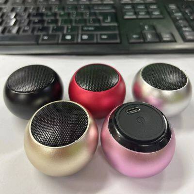 Portable Rubber Finished Colorful Mini Stereo TWS Bluetooth Speaker photo-6