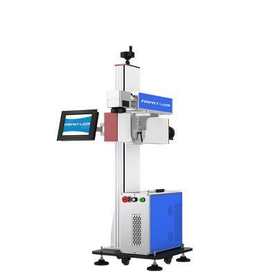 30w online flying fiber laser coding Expire Date Wire number printing machine