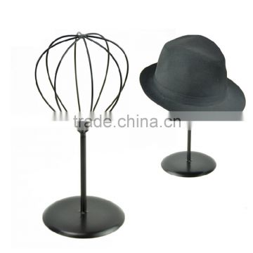 Metal Hat Stand Display Black Hat Hanger Cap Stand                        
                                                Quality Choice