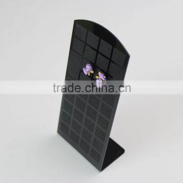 Black Acrylic Pierced Earring Holder, Earring Display Cards photo-3