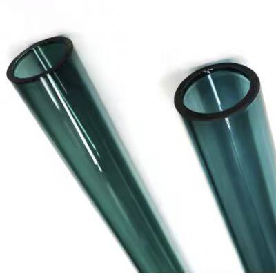 Wholesale High Clear Large Small Diameter Glass Blowing Colored Borosilicate Glass Smoking Tube Pipe photo-5