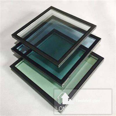 Heat insulated glass double pane tempered glass for double glazing curtain wall