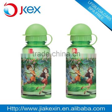 Insulated round cap suction nozzle cover children sports bottle with heat transfer printing